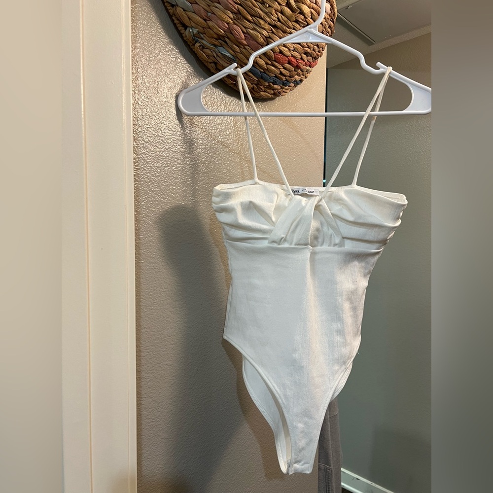 Zara Cream Strappy Camisole